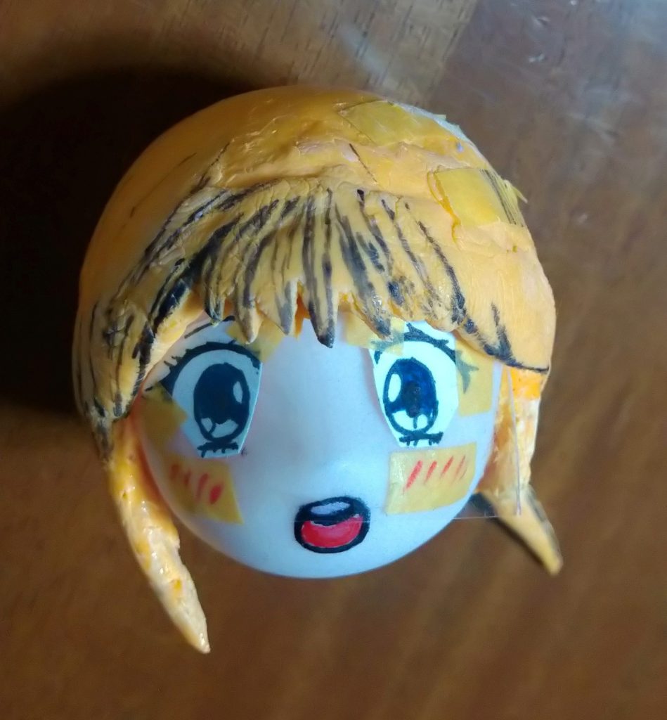 表面から固まる　ので毛先　側だけニッパー　で　チョッキン乾かしながら溜め込んだアニメを観る