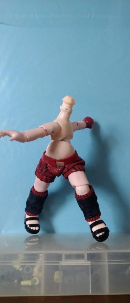 可動域最強！！だったんですが衣装の具合で本来の動きを制限するリミッターと成り果てました。。。汗