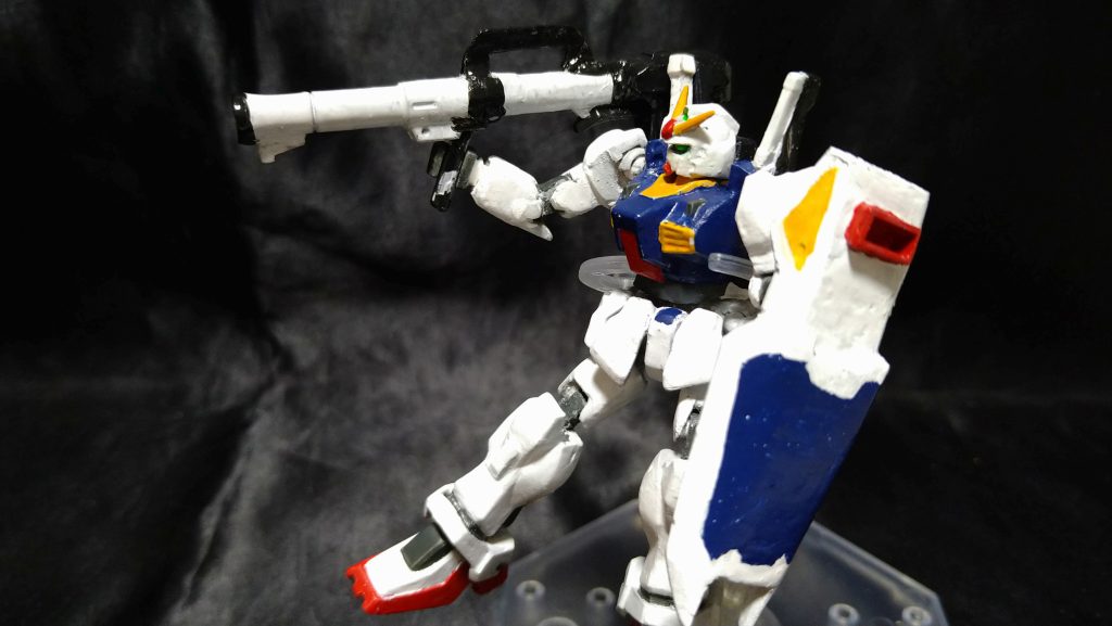 バズーカはモビリティジョイントのRX−78−2用バズーカをマークIIの形に改造ちょっと砲身も伸ばした