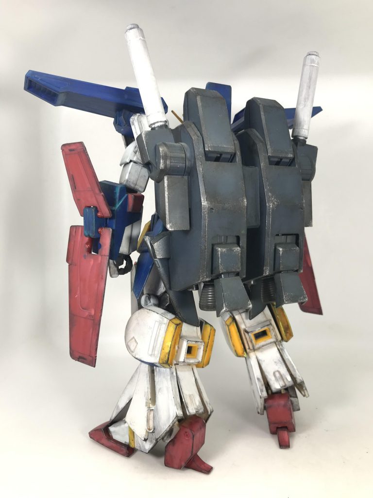 バックパックは…面倒だったのでアクリルガッシュのウェザリングを追加してません🙄