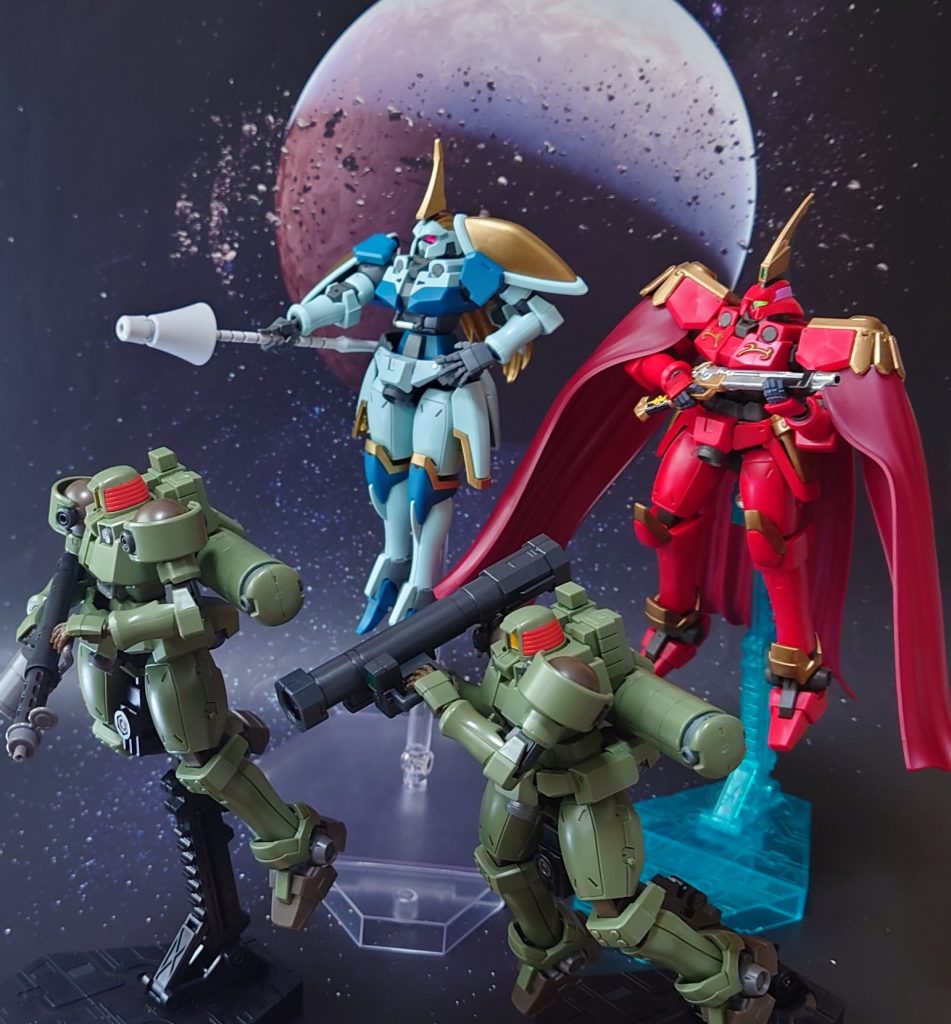 “行きなさい”“お前達は露払いだ、“ガンダム”には手を出すな”