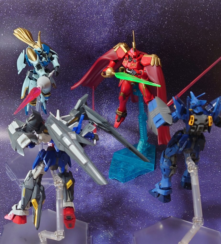 “これが噂の、ガンダムか!”“なるほど、少しは楽しめそうです”