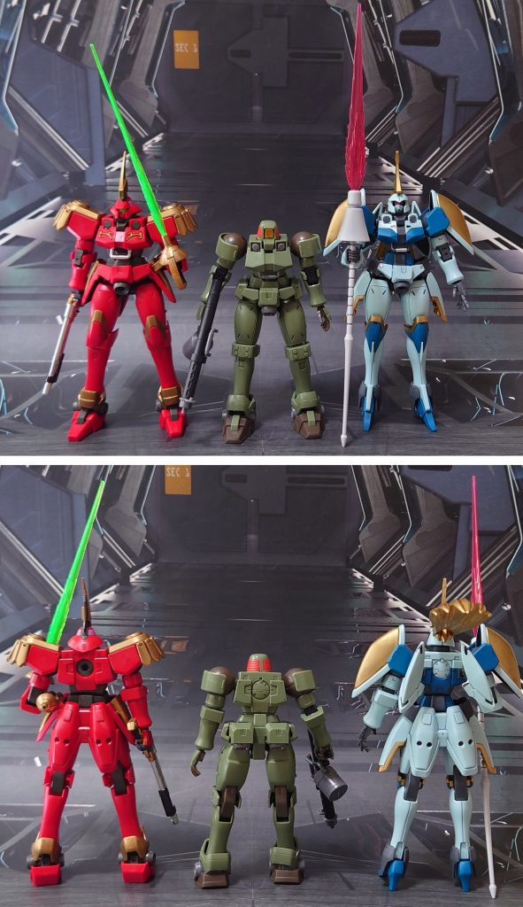 原型機となるHGACリーオーとの比較。