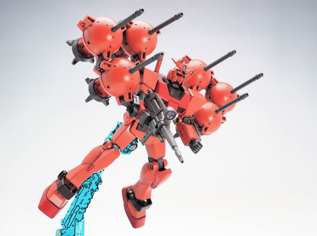 ビット6基だと重いので形状を簡略化してあります。ちなみに今回の2基装備状態ではビットを大型化しました