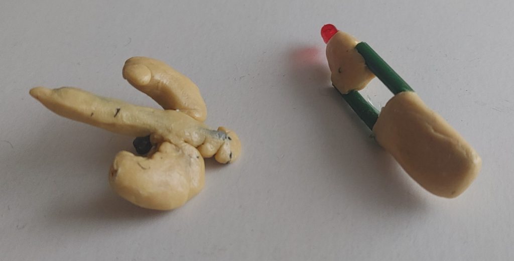 マージフォン、マジスティックの肉付け後。