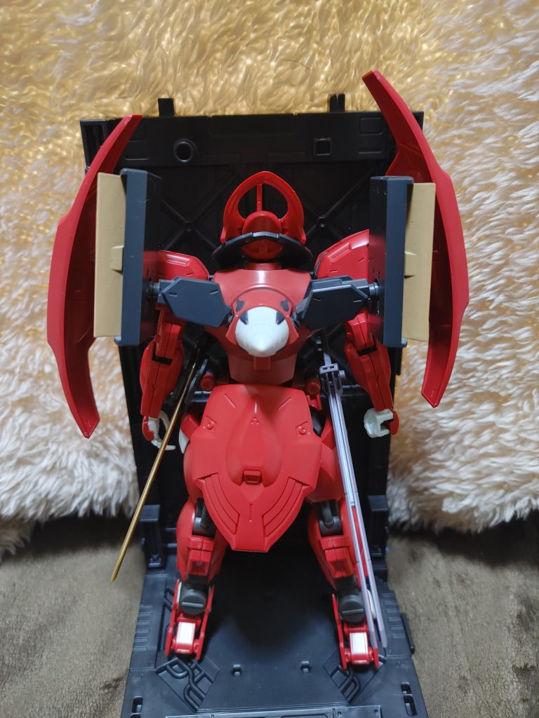 背中に追加で何かを付けてもいいかな…ダリルバルデの追加腕をお尻につけようか悩み中w