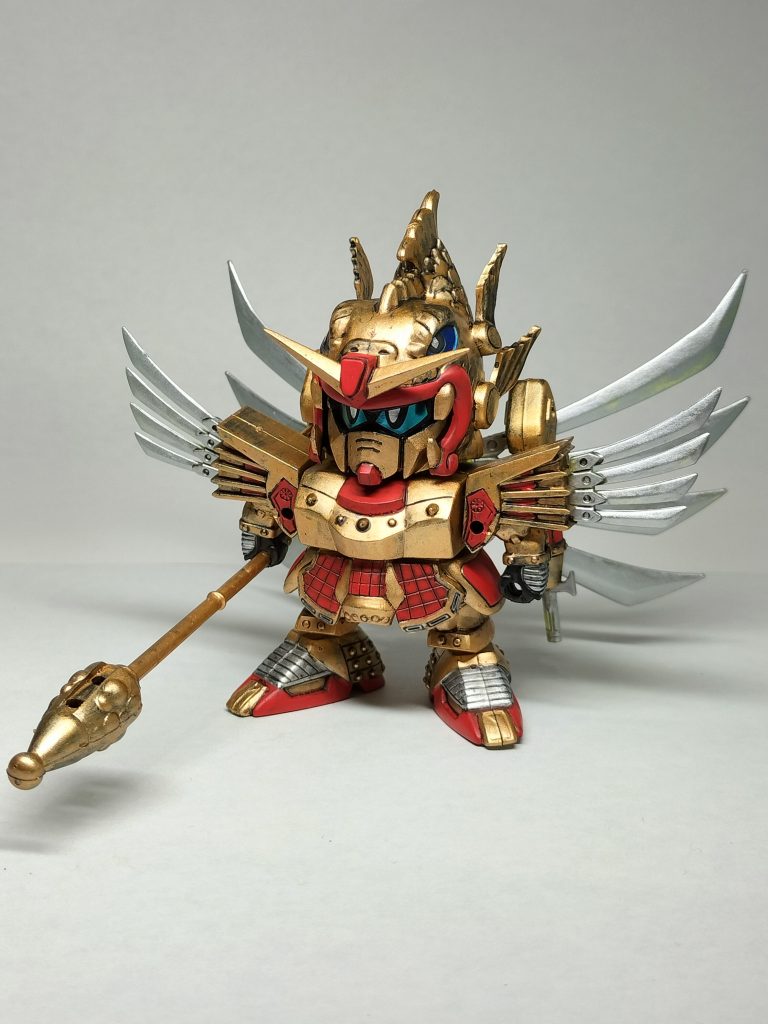 まずは千生将軍で。今回は素組どころか合わせ目もほとんど処理せず(gundam-kao5)サクッと塗装したかったんです(gundam-kao4)