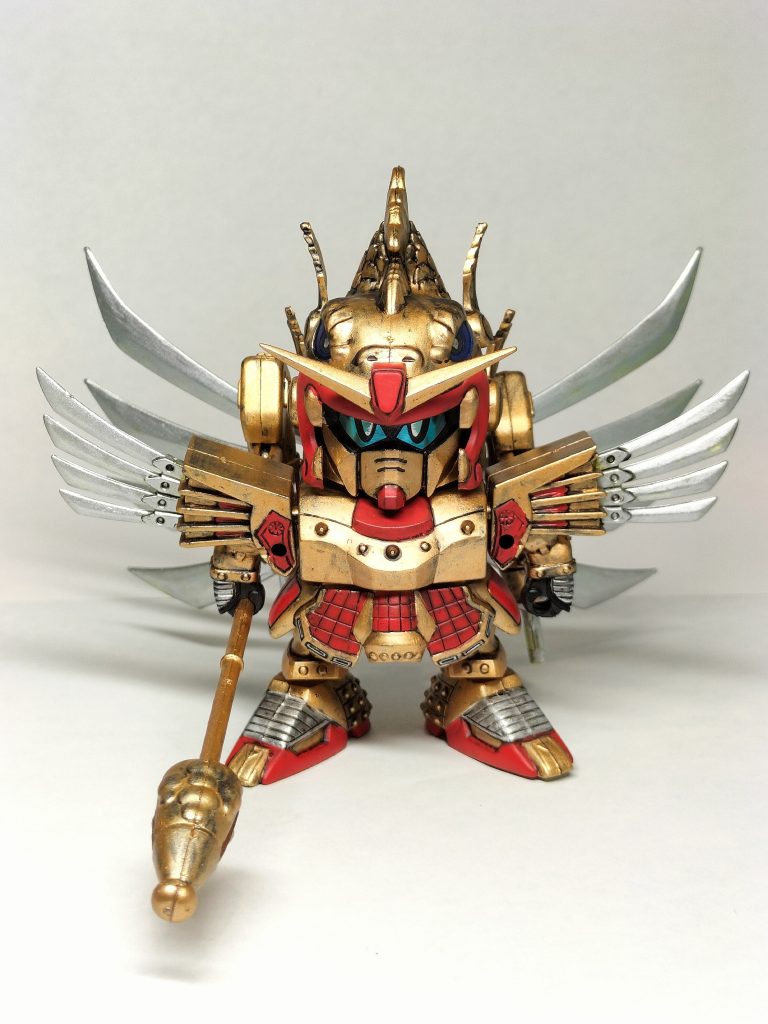そして千生と言いつつ、キット自体は昨年再販された豊臣秀吉頑駄無。せっかくなので元キットにはない足の延長パーツも採用してみました✨️