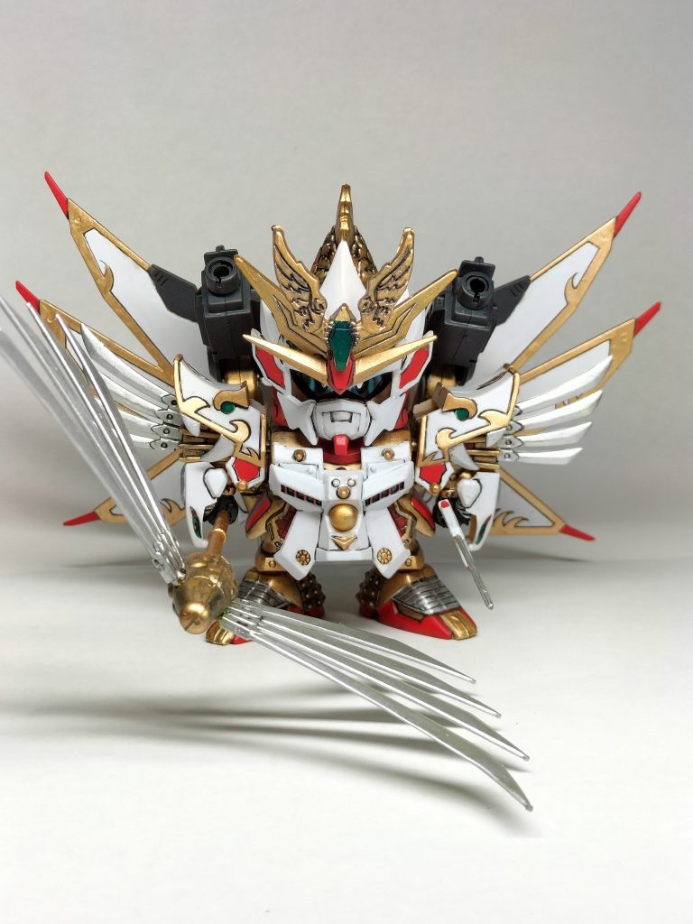 大将軍形態に✨️白金赤の配色が堪りませんね(gundam-kao3)