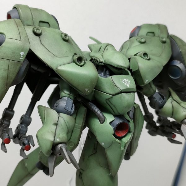 BB戦士 ノイエ・ジール 筆塗り部分塗装　ウェザリング