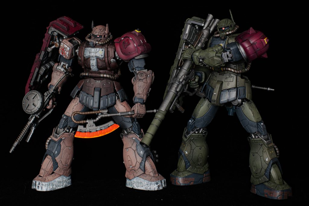 隊長のソラリ機とセットでレッドウルフ隊！早く他の機体も欲しいですね！