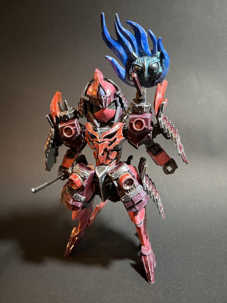 鬼武者頑駄無・烈弩 (レッド)　–3枚目/制作者：クリームシュウ(探プラ部)