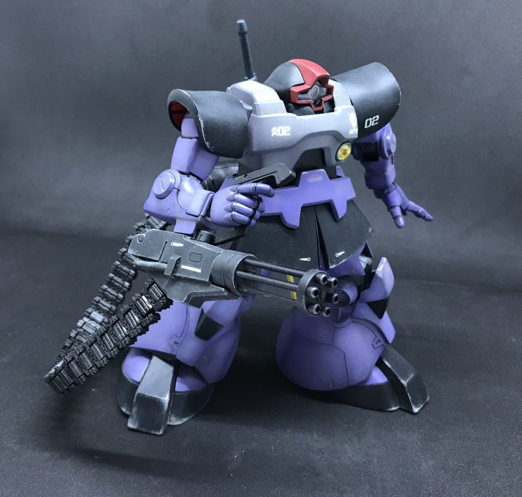 寄せ集めのパーツでガトリング作ってみました。機関部は元々何のパーツだったんだろう…？