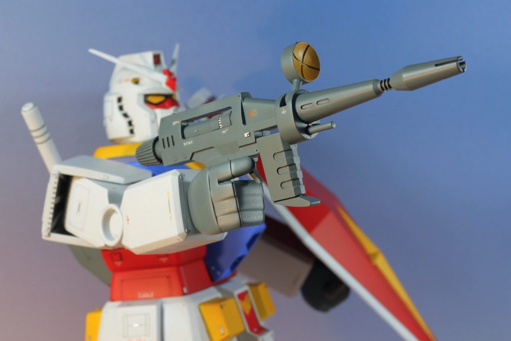 ビームライフルもこだわりました。