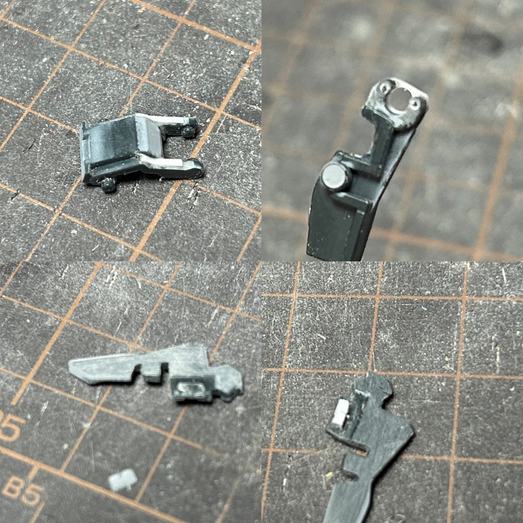 全部修復しました。めんどくさいとこはもう一個のコアファイターのパーツと入れ替えたりしたとこもあります。一応言っときますが、SNS上でよく言われてますがABSは塗装すると割れるというのは誤解です。割れる現象には条件があります。SNS（ネット）は使えるけどなぜ割れるのかを検索することはできないものなのかと不思議です。今回は自分の不注意と季節と使ってる溶剤がまずかった…横着はいけないと反省してます。ちょっと浮かれる出来事があった直後だったので油断してました。