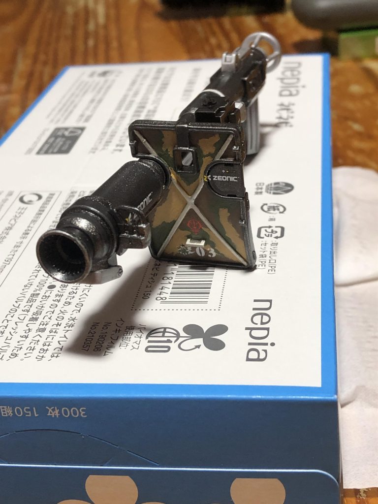 迷彩筆塗り初挑戦です