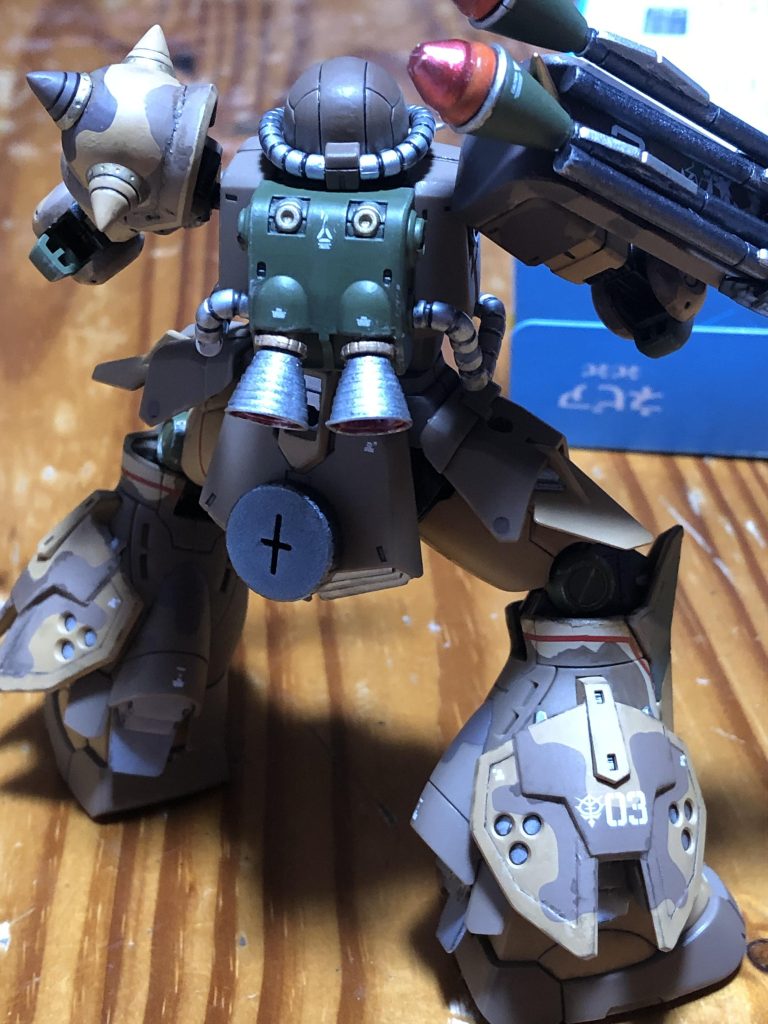 バーニア少しデカくしました焼け表現したいけど筆塗りでは難しいですかね