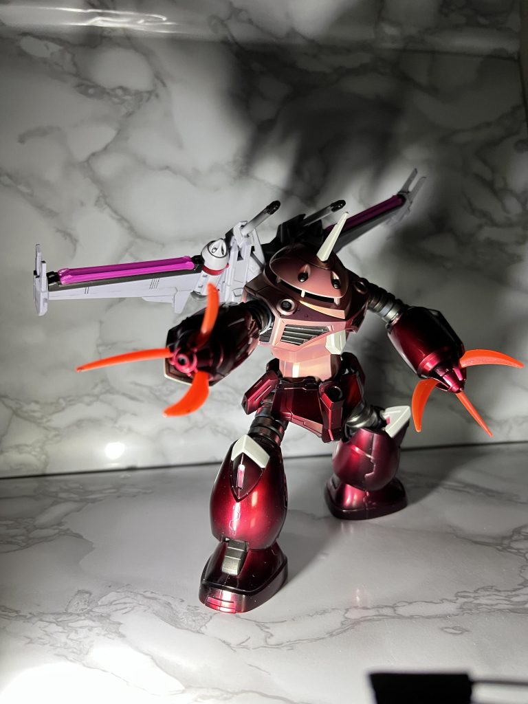 ご覧頂きありがとうございました。ズゴックは、キットの出来もよく楽しめました。