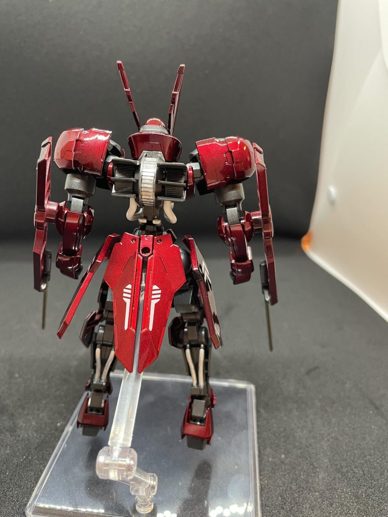 背面部分塗装はまだまだ改善の余地有りです