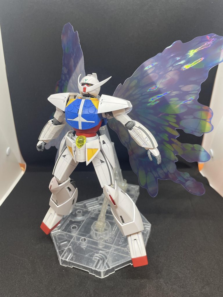 ポーズ2月光蝶のエフェクトはうまく撮れませんでした。