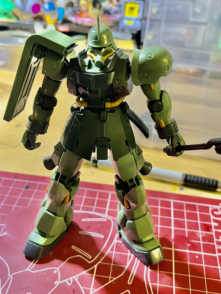 素組みからの変化がかなり大きい、ビームトマホークはここで出しておきます