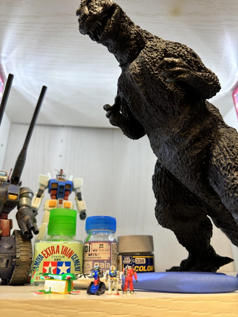 大きさ比較したいけどピントが合わない😂