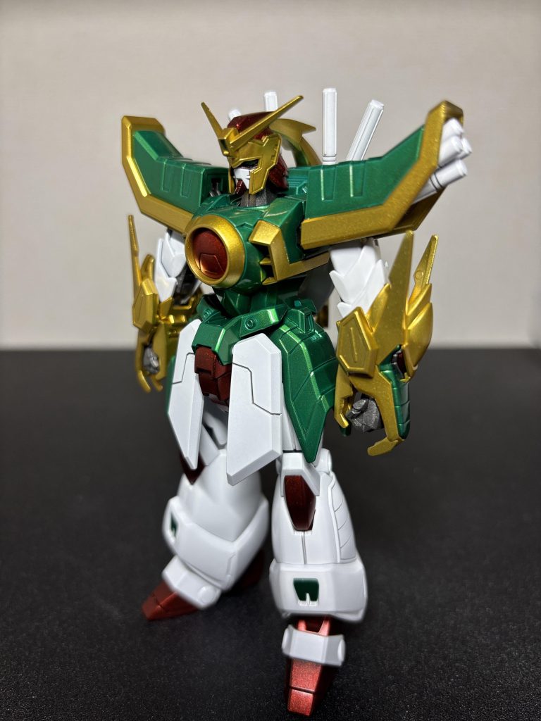 白:グレサフ→EXホワイト緑：青サフ→ジャガーグリーン黄色:黒サフ→スターブライトゴールド＋スターブライトブラス赤:黒サフ→プレミアムメタリックレッド深紅