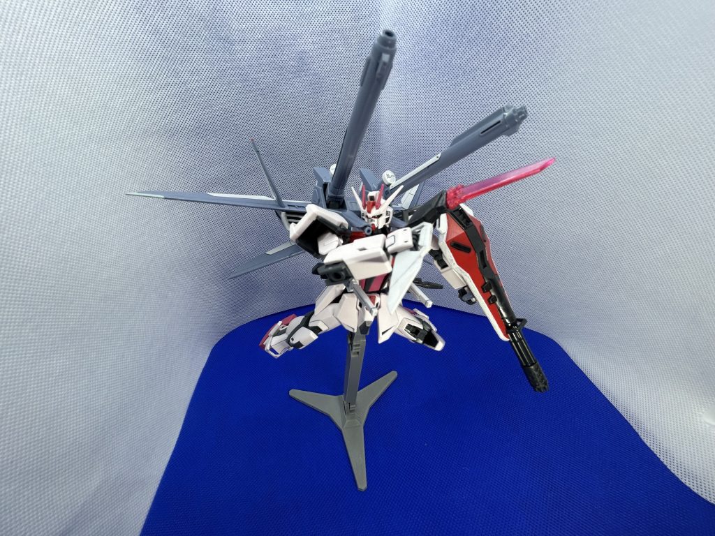 ビームブーメランは正しく持たせる様に、グリップ部分を工夫しました。