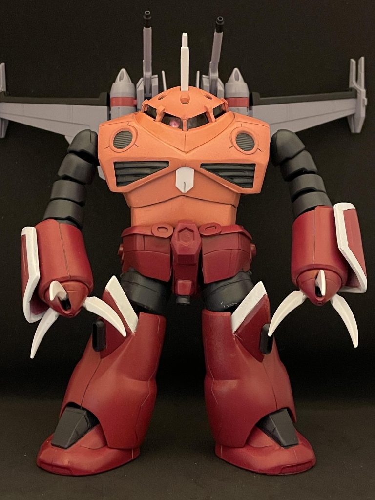 フォランテス装着の素立ち。重くて倒れます。背景の布に寄りかからなきゃ無理でしたwww