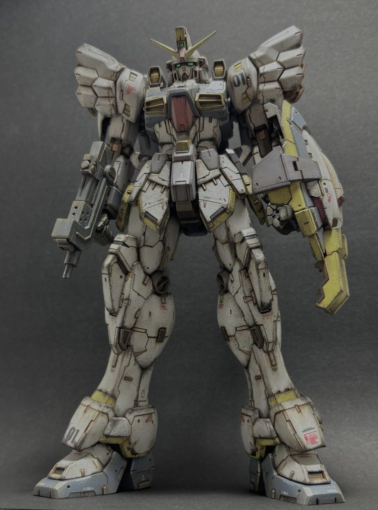 ▲武器を持たせて一枚 新しめなのもあってか相当いいキットで 首と靴の短縮以外は弄りたいところがありませんでした 急に支給されてた銃もウェザリングしてみると馴染んで見える気が笑