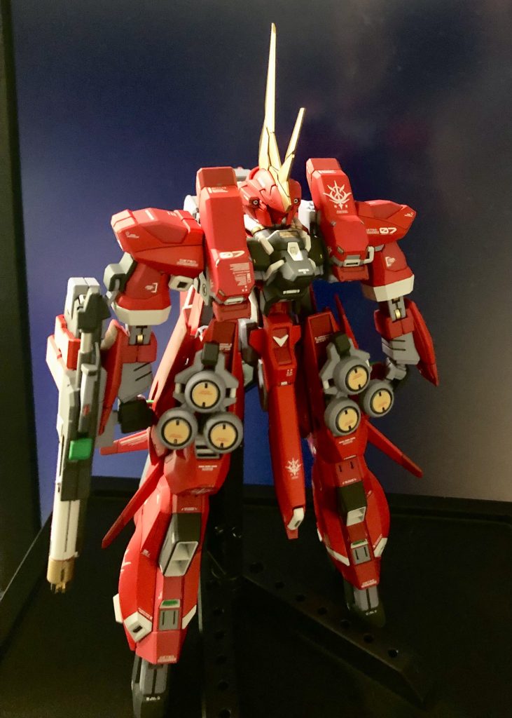 ヘッドパーツ付け替え版一応で作ってたけど、こっちも良い!もう一機組む!? ティターンズブルーで!?