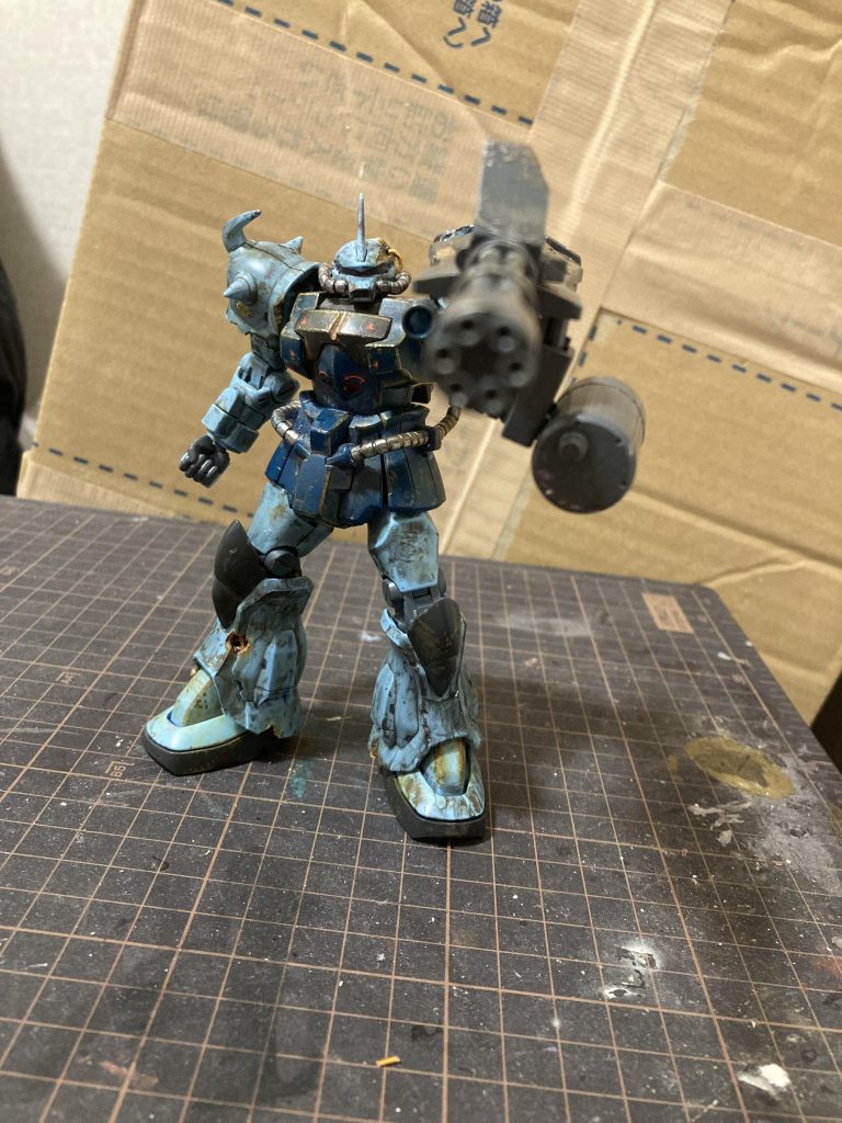 HGUC  グフカスタム–5枚目/制作者：ガンプラ制作工場
