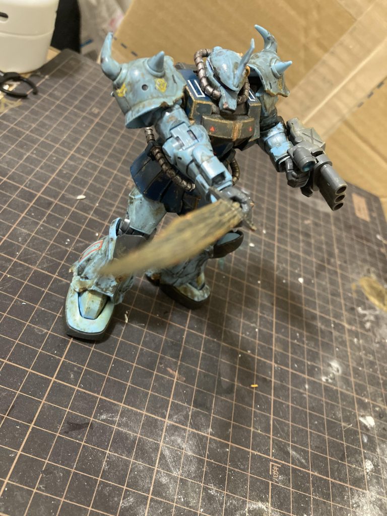 HGUC  グフカスタム–2枚目/制作者：ガンプラ制作工場