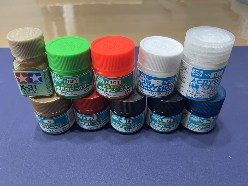 今回使用した塗料です