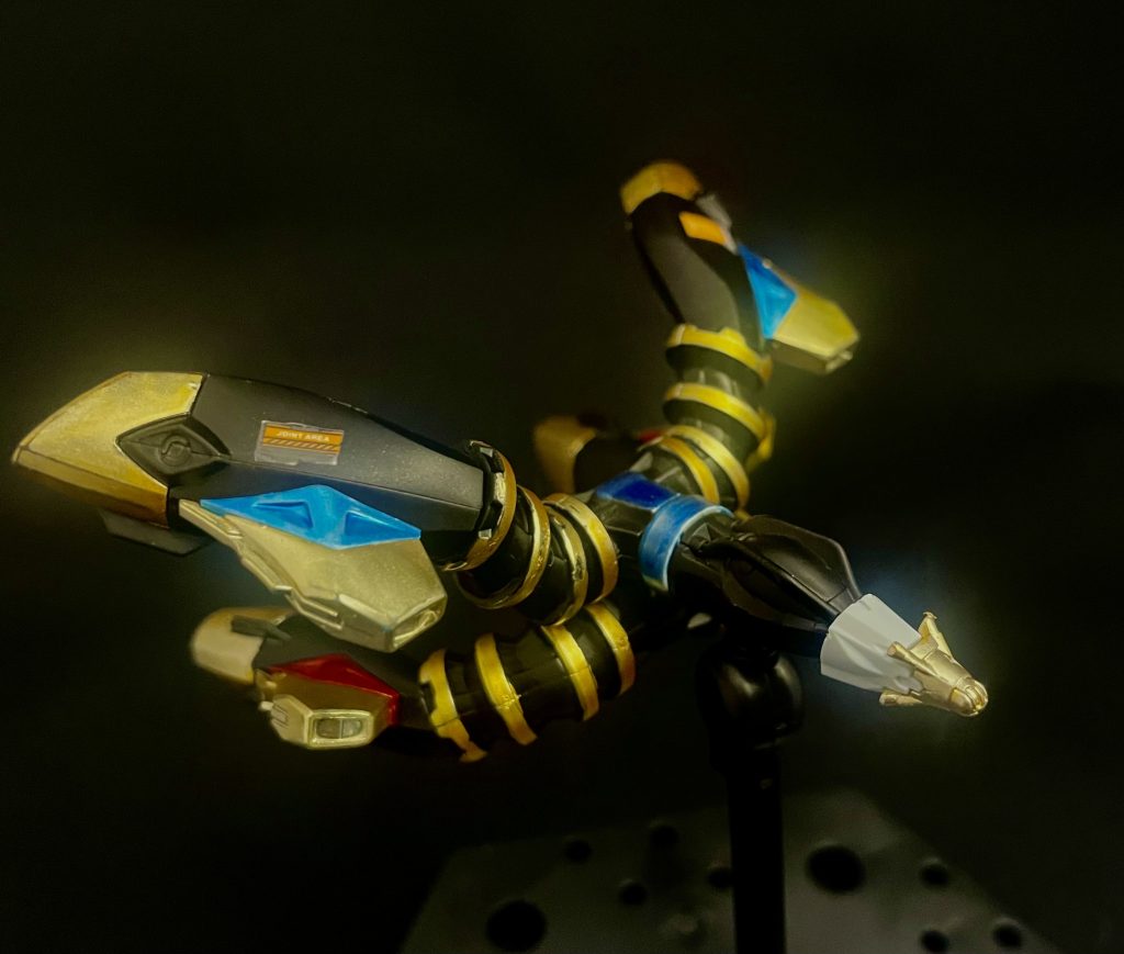 コアファイター(?)贅沢に2個使用。形状からXファイターとでも呼びましょうか。