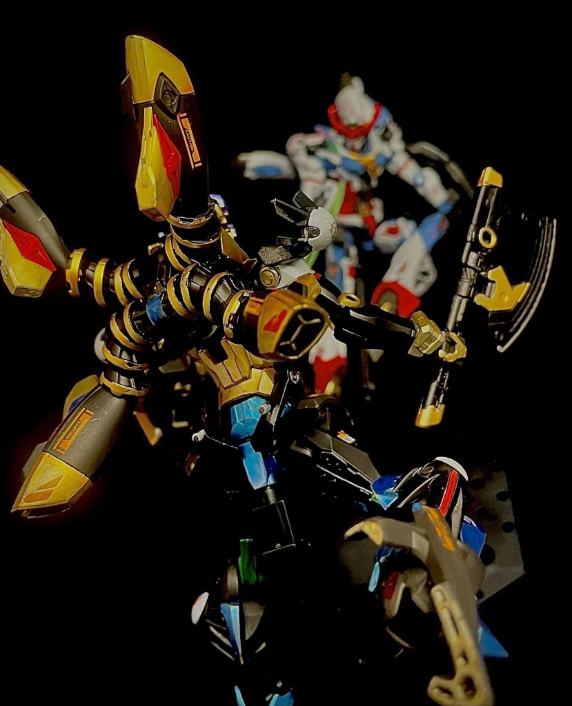 ジークアクスの型式がgMS-Ω(オメガ)ギリシャ文字の最期の番号に対して本機はgMS-μ(ミュー)ギリシャ文字で12番を表しています。