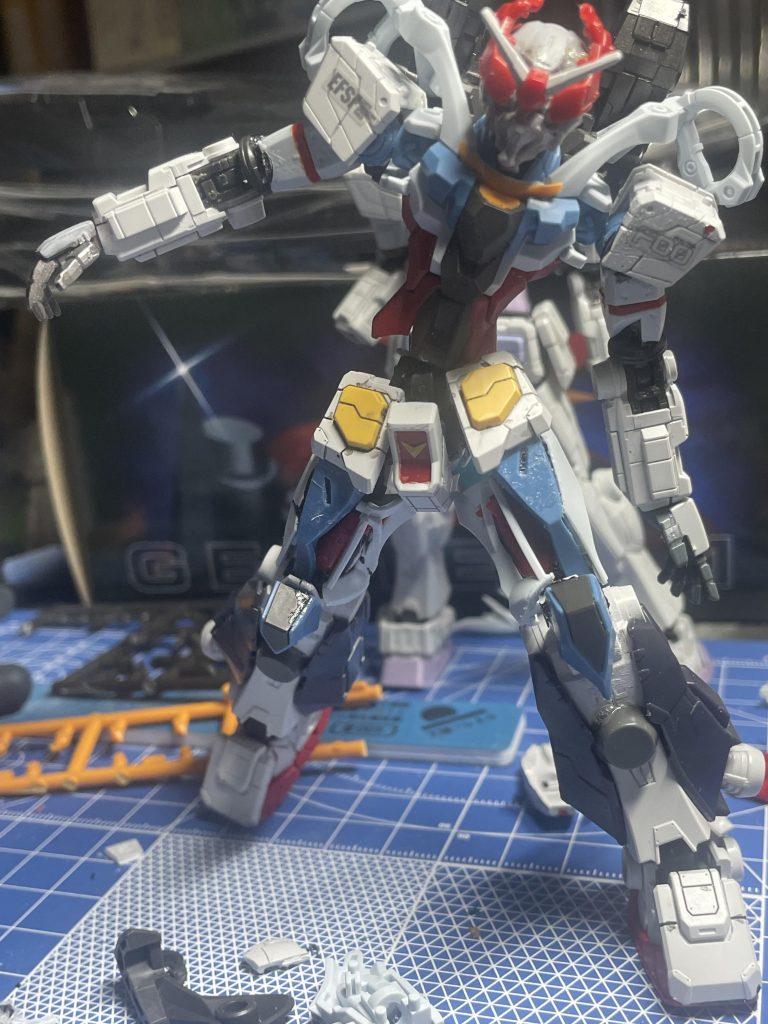 今回は横浜ガンダムとジークアクスをミキシングして製作しました。