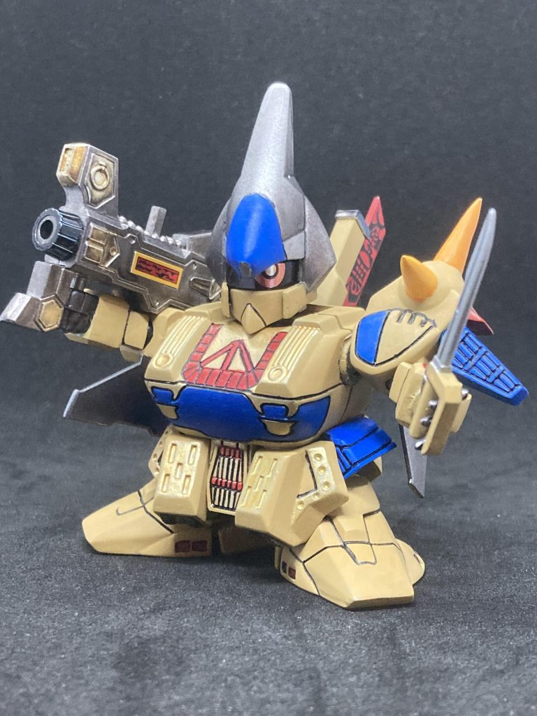 SDガンダム 武者璽悪　箱絵再現–4枚目/制作者：@aniosu1