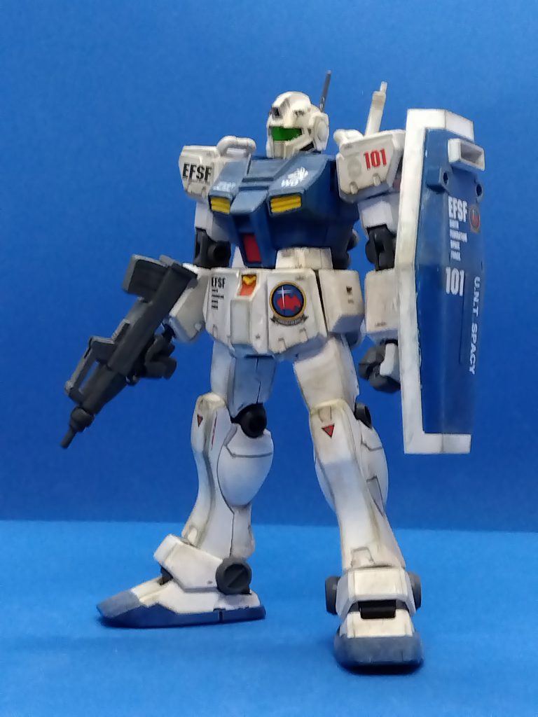 オマケはもしホワイトディンゴにジム改が配備されてたら。ピグメントを使い始めたての頃の製作なのでずいぶん前ですが色々粗いなぁと思います。