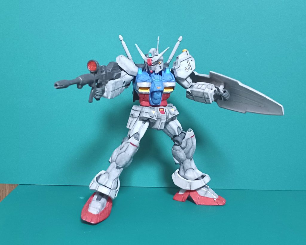 旧キット　ガンダムGP01–3枚目/制作者：Amesho