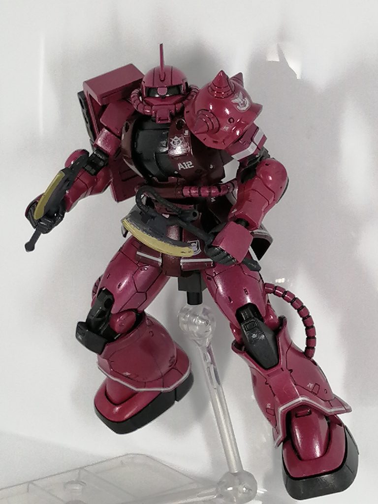 ヒート・ホークはゴールドにしました。曲線の塗り分け、どうやってるのか誰か教えて欲しいです😅😅