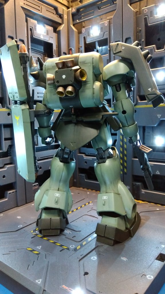 ちょっぴりディテールアップ、ちょっぴりウェザリングの仕上げです。