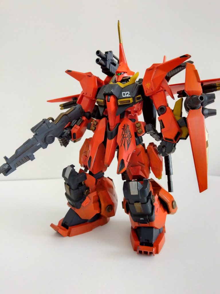 HGUCのバウを小改造しました。脚部は30MMのレヴェルノヴァを軸に、ジャンクパーツで飾り立ててます。