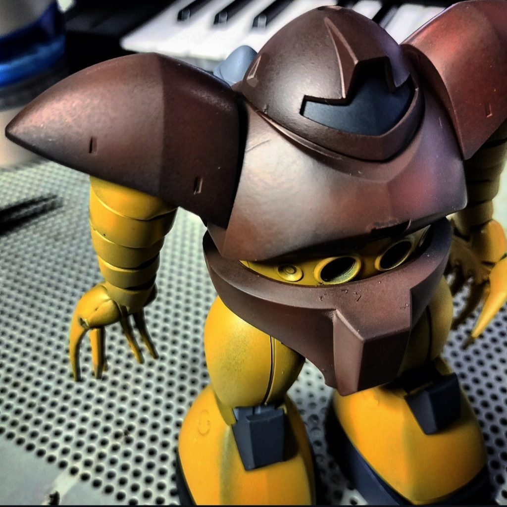 黒立ち上げを意識した塗装を心がけましたが、わかりずらいですね。。