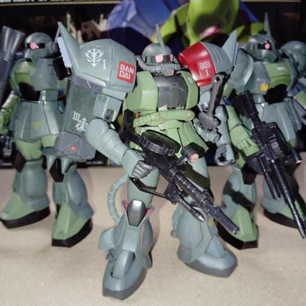 (恐らく)歴戦のザク小隊