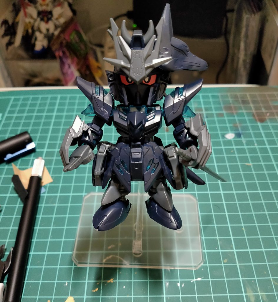 ちなみに無塗装パチ組みはこんな感じでした。