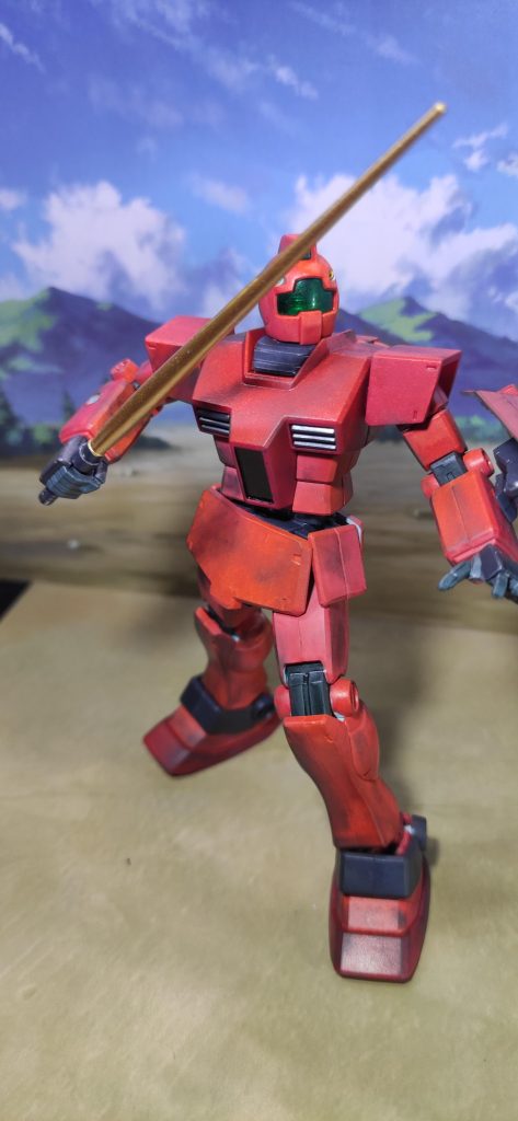 ゴールドカラーのビームサーベルもなかなかカッコいいです👍