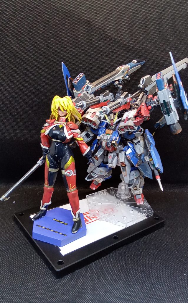 本体はウル+ソーン+デミバーディング+ガンヴォルヴァ武装はビルダーパーツを中心にいろいろ水星キットメインなのにGoogleレンズで検索すると【Sガンダム】【ZZガンダム】と認識されます