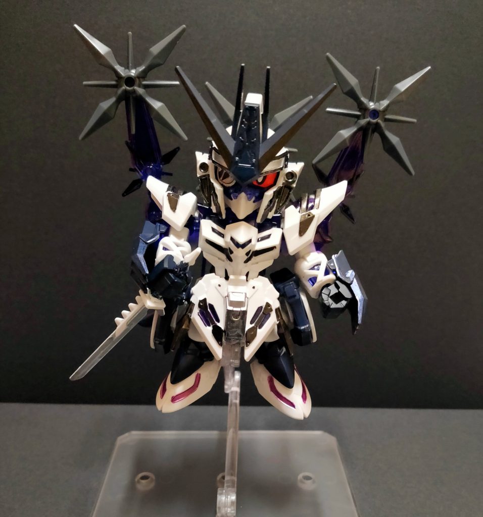 今回は色分けも少なかったのでほぼパチ組み(肩とかちょっとだけ塗る程度)です