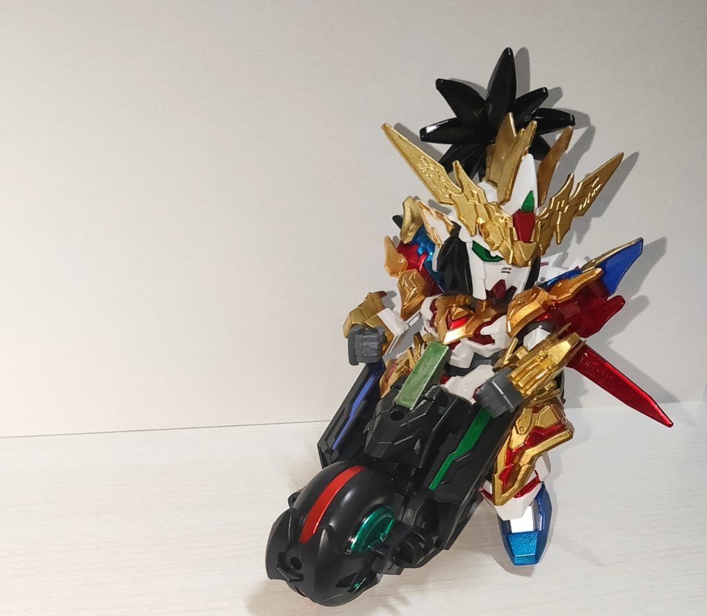 別売りのトリニティバイク載せてみた。劉備バイク似合うなー！ 